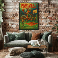 Reindeer Basketball Extravaganza Poster