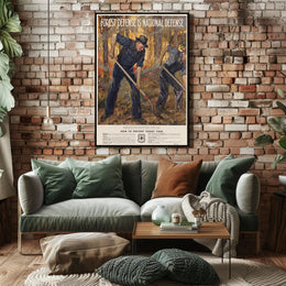 Forest Defense is National Defense Poster PosterGoat