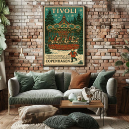 Tivoli Christmas in Copenhagen Poster