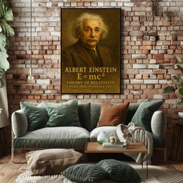 Albert Einstein Theory Of Relativity Poster