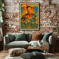 Celebrating Jim Thorpe A Multisport Legend Poster