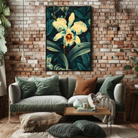 Enchanting Orchid Illustration William Morris Art Poster