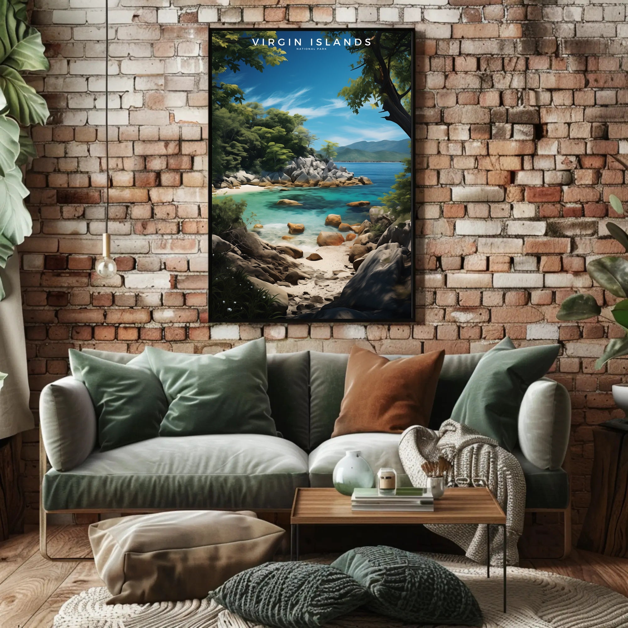 Virgin Islands National Park Travel Poster Print