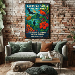 American Samoa Sanctuary National Park Poster