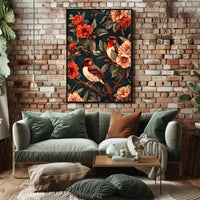 Birds and Blossoms Wall Art Print