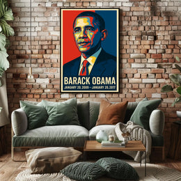 Barack Obama Presidential Term Poster