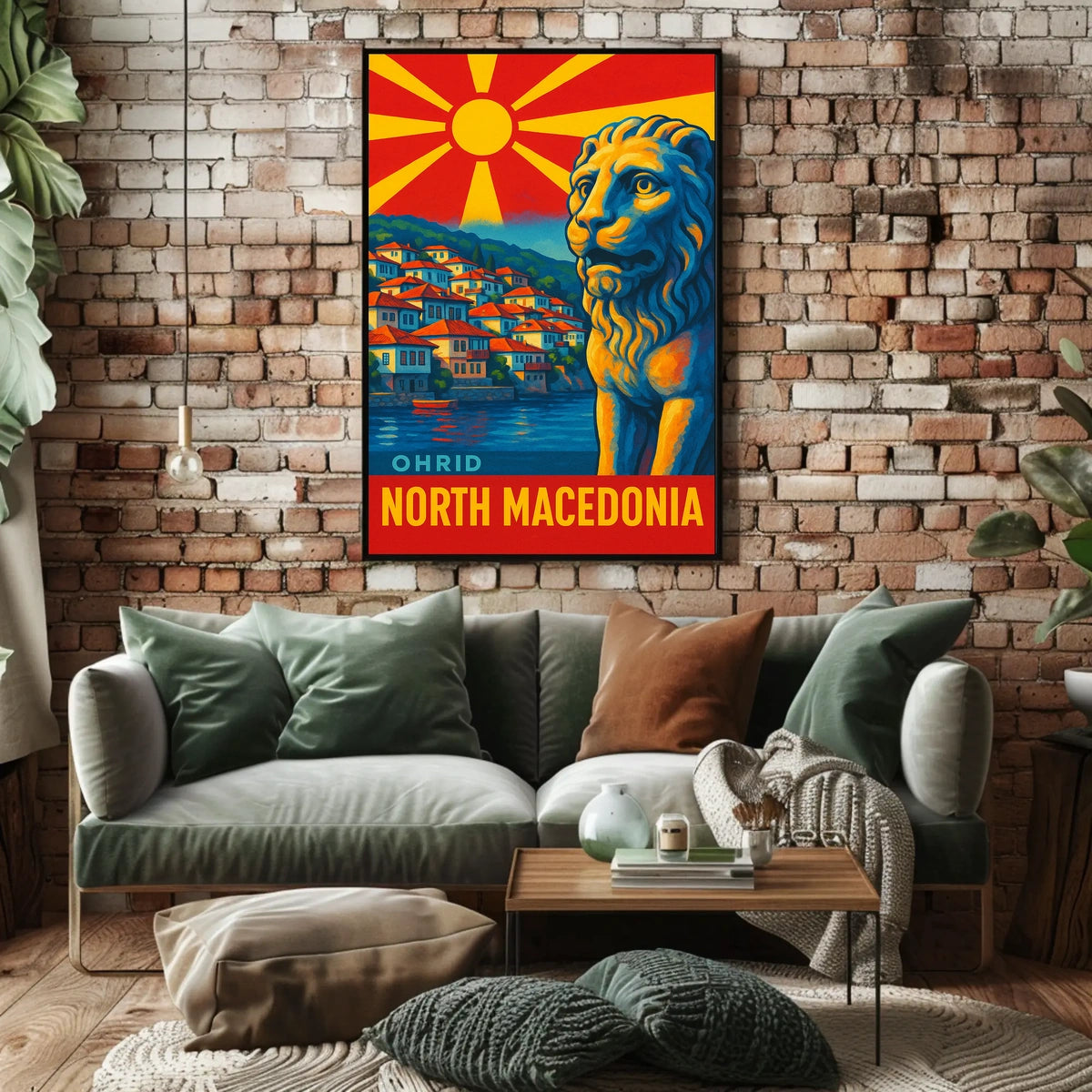 Discover Ohrid, North Macedonia Poster