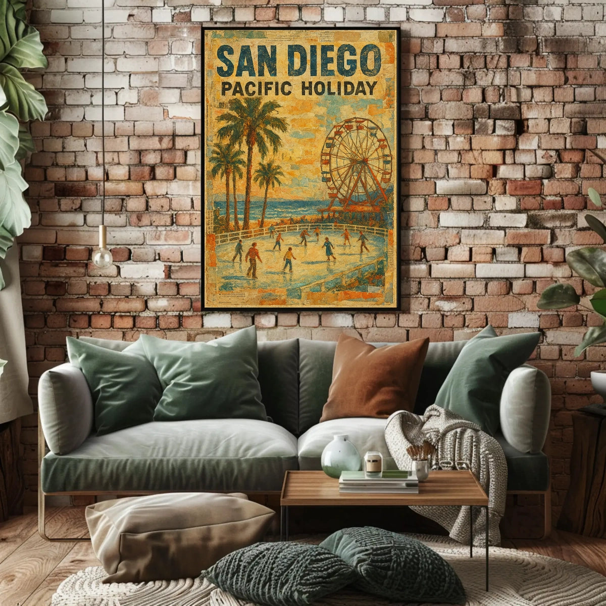 San Diego Pacific Holiday Poster