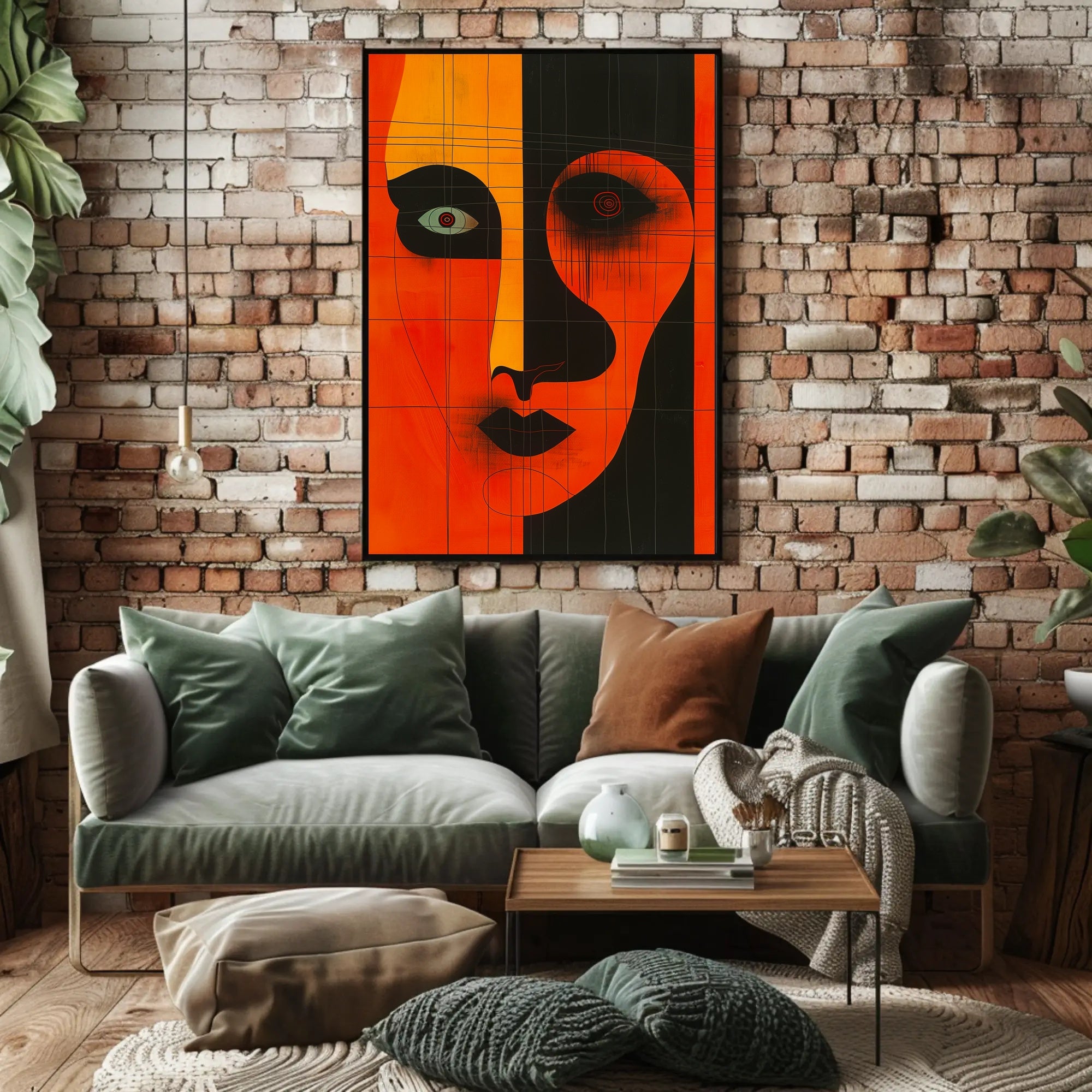 Abstract Expression Poster Modern Minimalist Wall Art