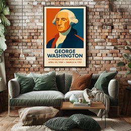 George Washington 1St President Poster