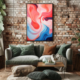 Abstract Fluidity Abstract Poster
