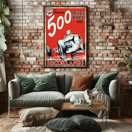 Brooklands 500 Miles Race 1937 Poster