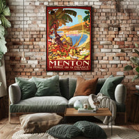 Menton La Perle De La France Poster