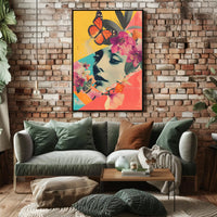 Floral Dreamscape Poster Vintage Botanical Wall Art