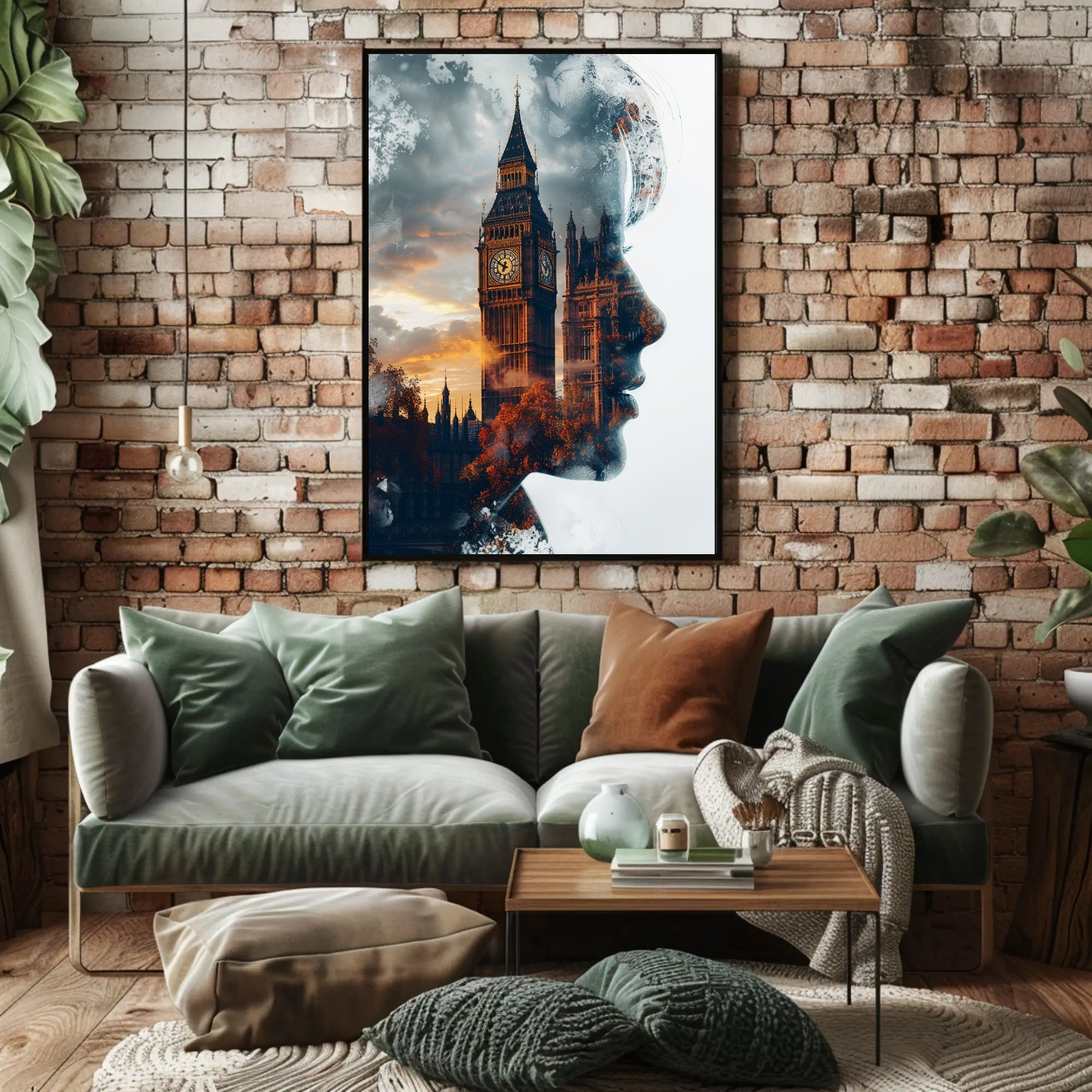 Reflections of London Art Print Poster for Home Decor and Wanderlust Enthusiasts PosterGoat