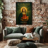 St. Dorothy Guardian of the Garden of Souls Poster PosterGoat
