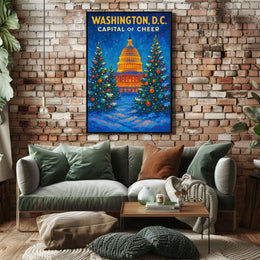 Washington, D.C. Capital Of Cheer Poster