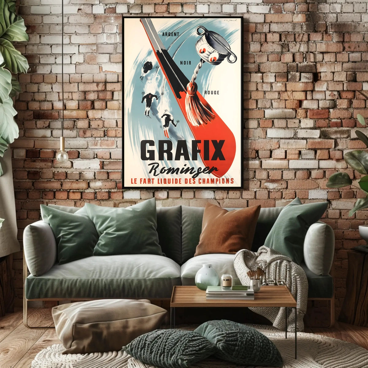 Grafix Le Fart Liquide Des Champions Poster