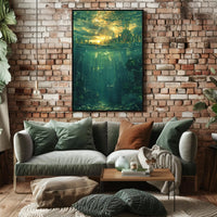 Futuristic Cityscape Poster PosterGoat