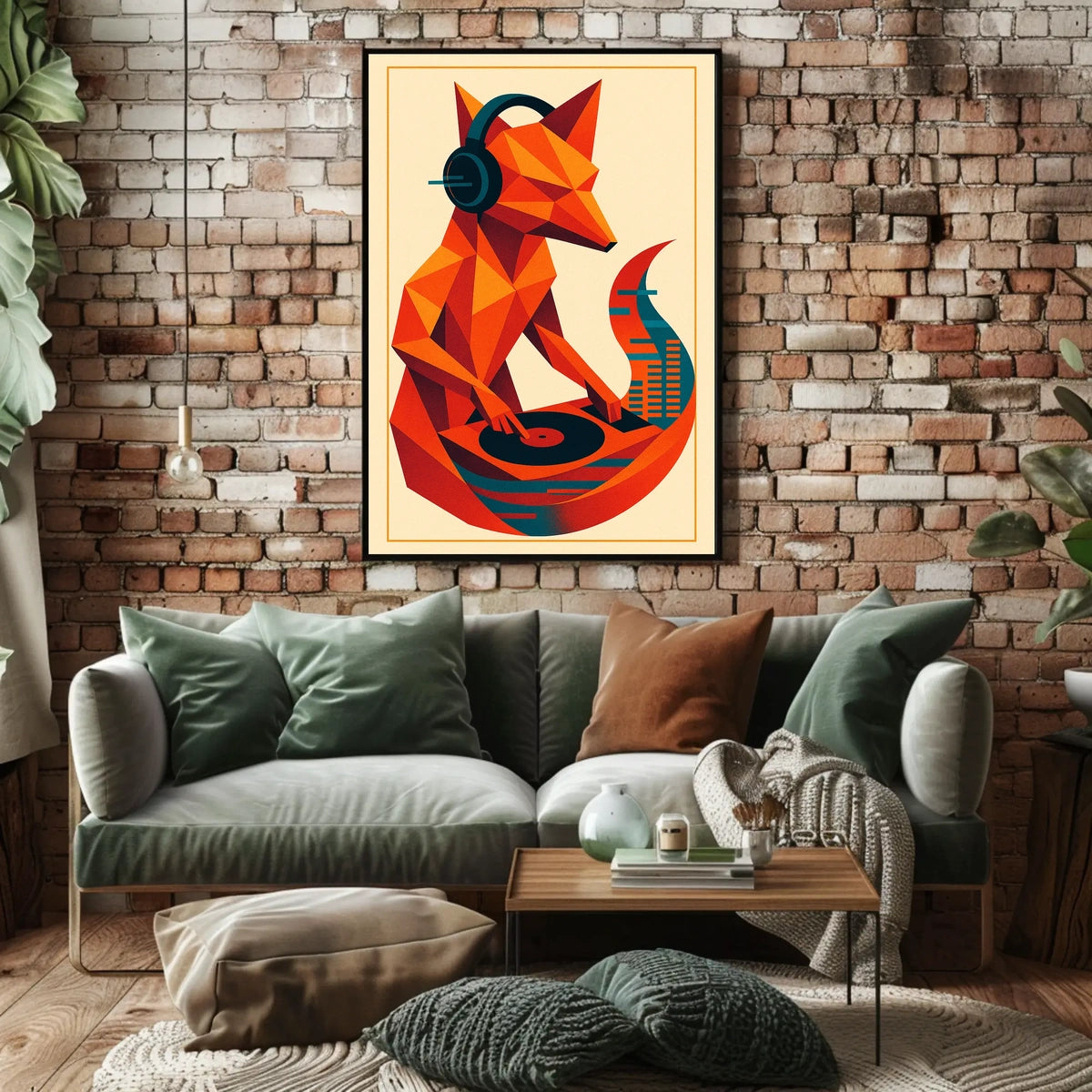 Dj Fox Vibes Poster