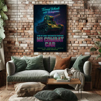 M1 Combat Car Icon Of Early Mechanized Poster