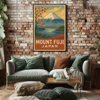 Mount Fuji Vintage Japanese Heritage Collectors Poster