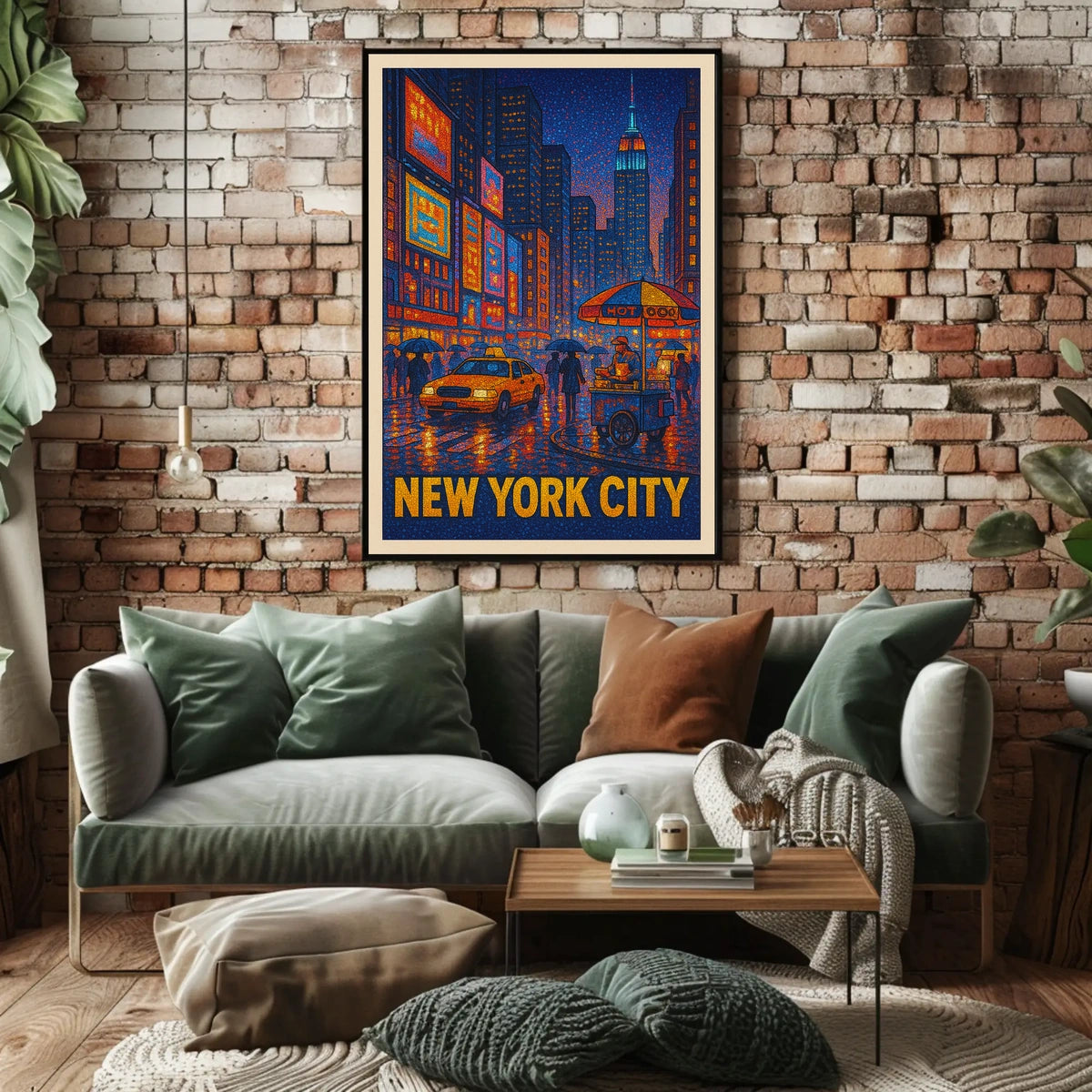 New York City Nightlife Poster
