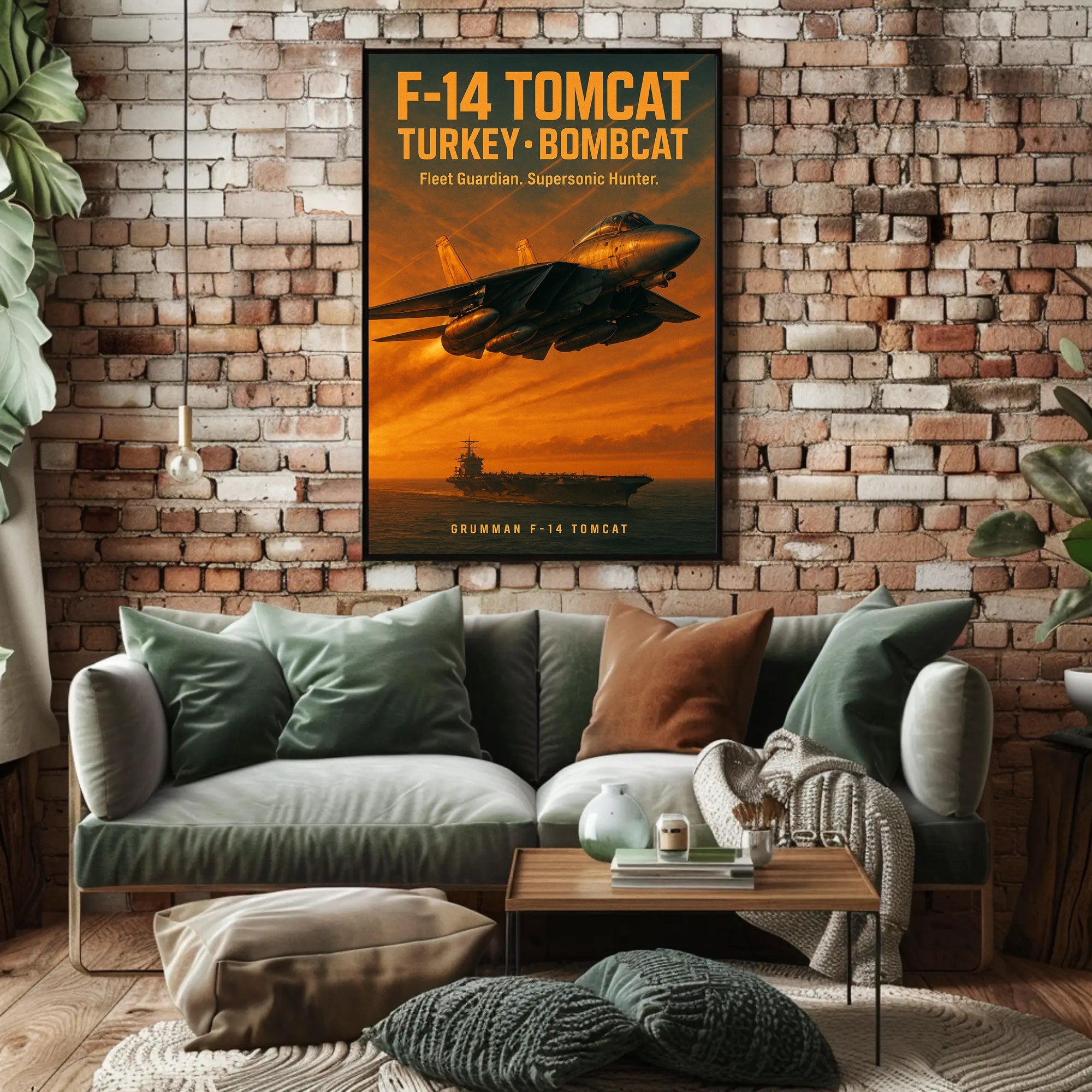 F-14 Tomcat Fleet Guardian Poster