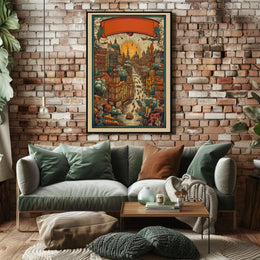 Enchanted Cityscape Poster