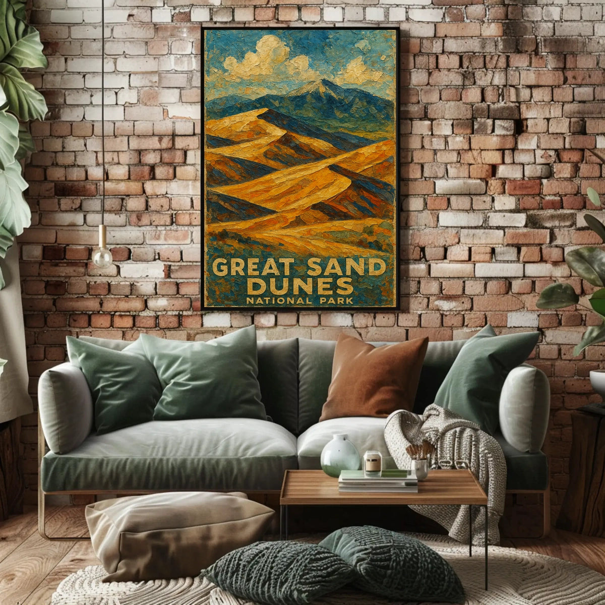 Great Sand Dunes National Park Scenic Wanderlust Poster