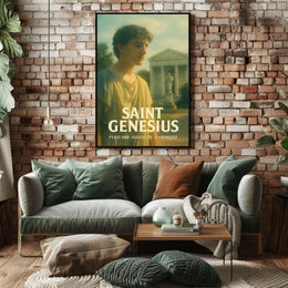 Saint Genesius Poster