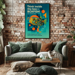 Think Inside the BoxBoxfish Poster