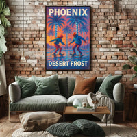 Phoenix Desert Frost Poster