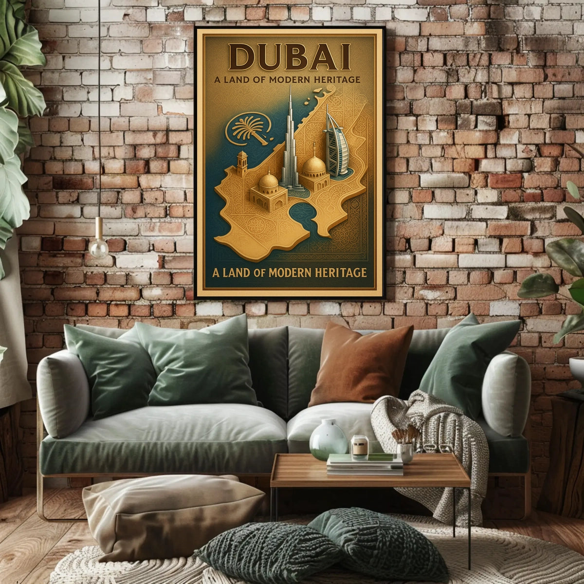 Dubai A Land of Modern Heritage Poster