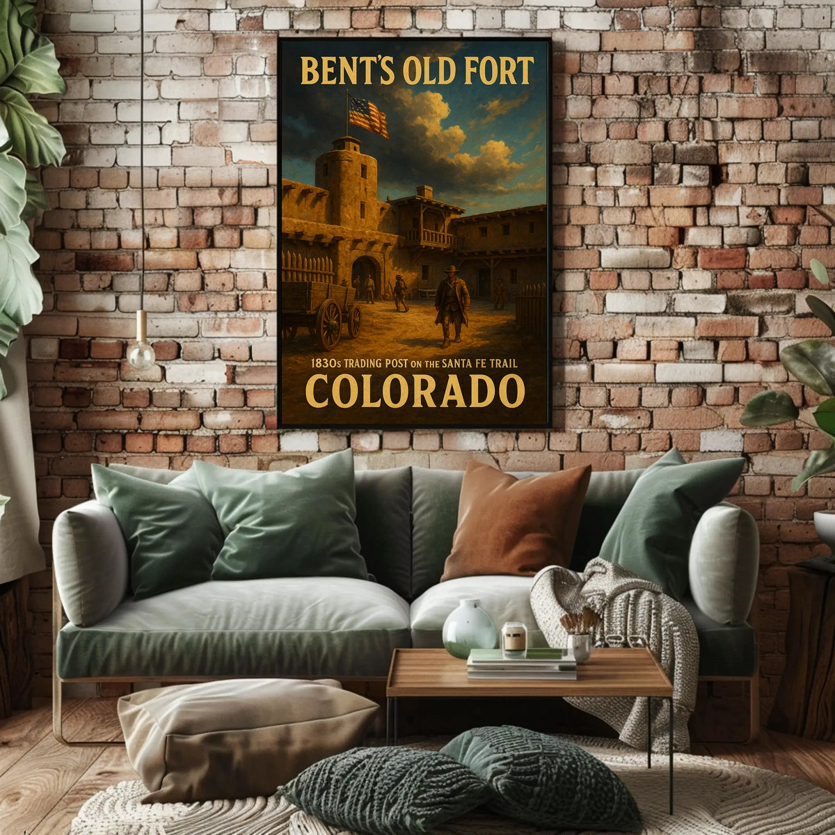 BentS Old Fort 1830S Trading Post Poster