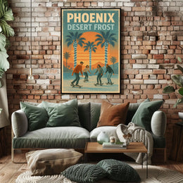 Phoenix Desert Frost Poster