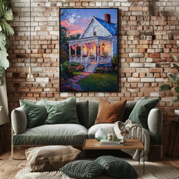 wooden house Poster