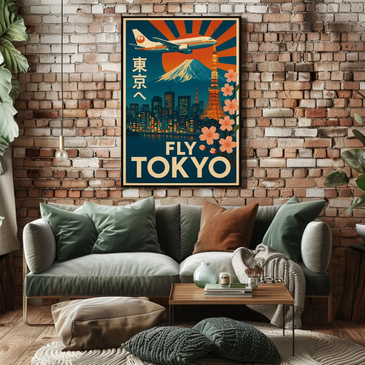 Tokyo Vintage Travel Advertisement Poster