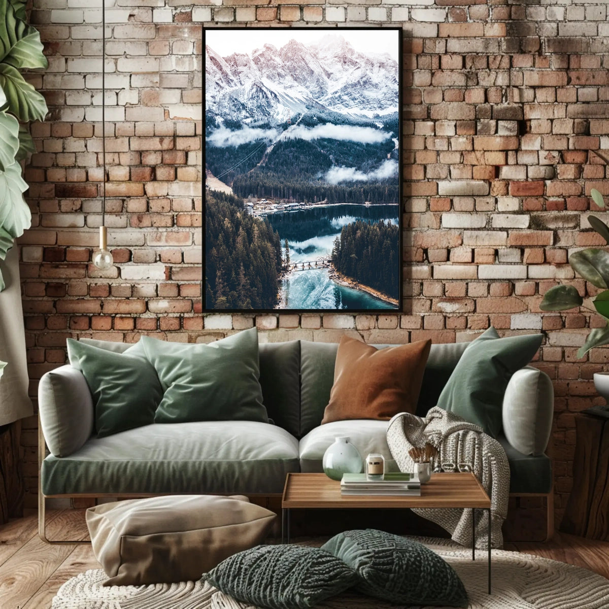 Majestic Mountain Landscape Poster