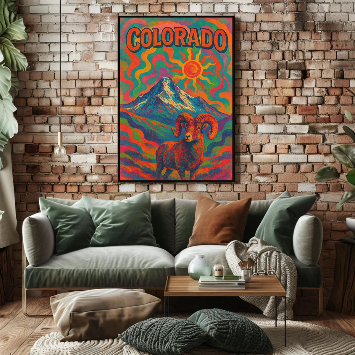 Colorado Psychedelic Poster