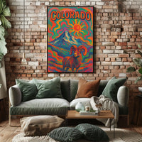 Colorado Psychedelic Poster