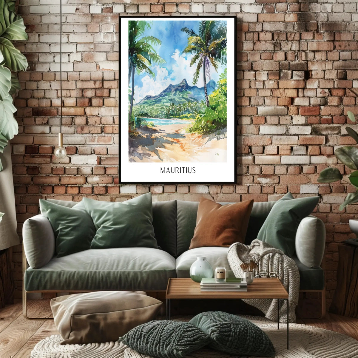Scenic Mauritius Poster