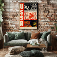 USSR – Country of 189 Peoples Poster PosterGoat