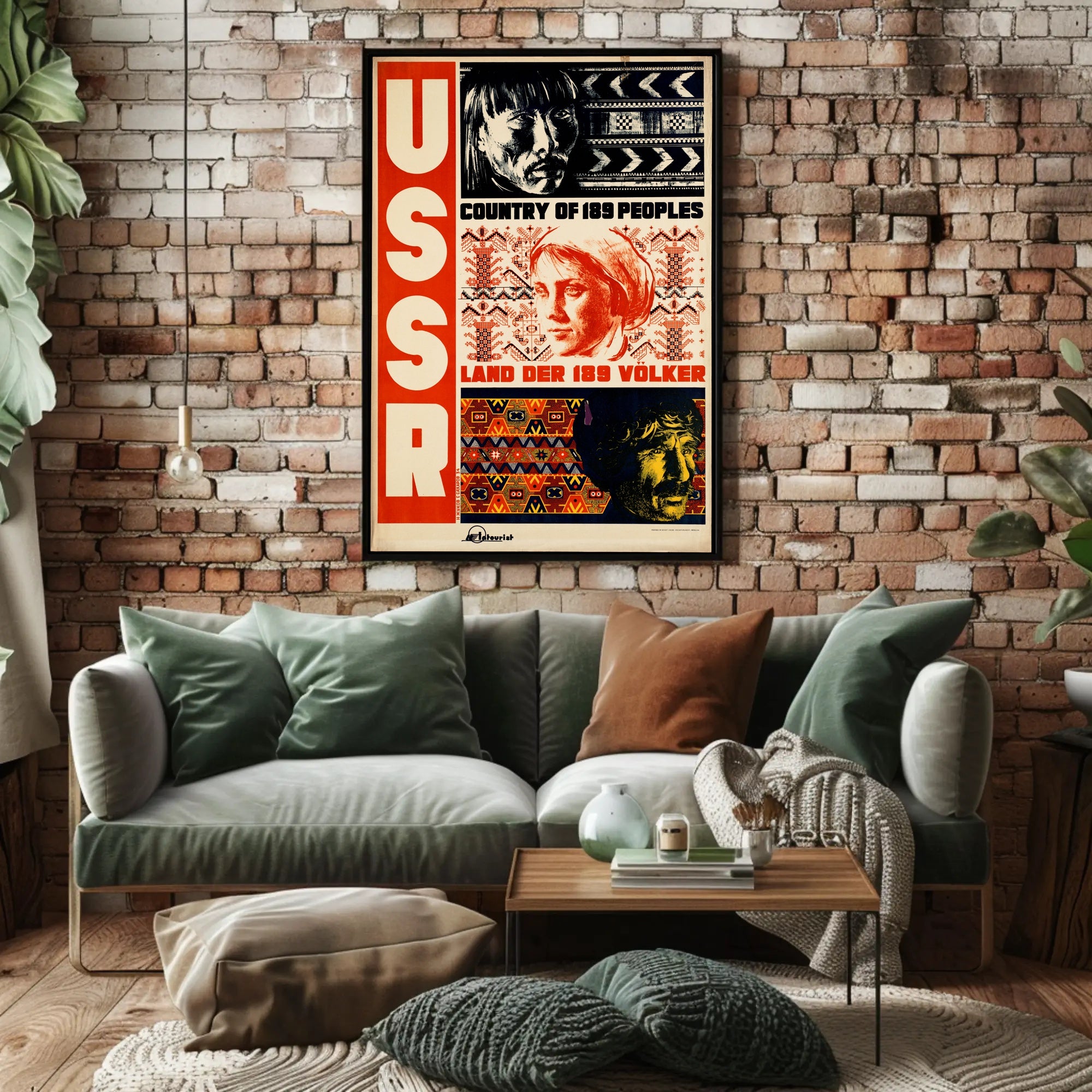 USSR – Country of 189 Peoples Poster PosterGoat