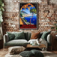 Salerno Gateway To The Amalfi Coast Poster