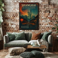 Shanghai The Pulse of Progress Poster