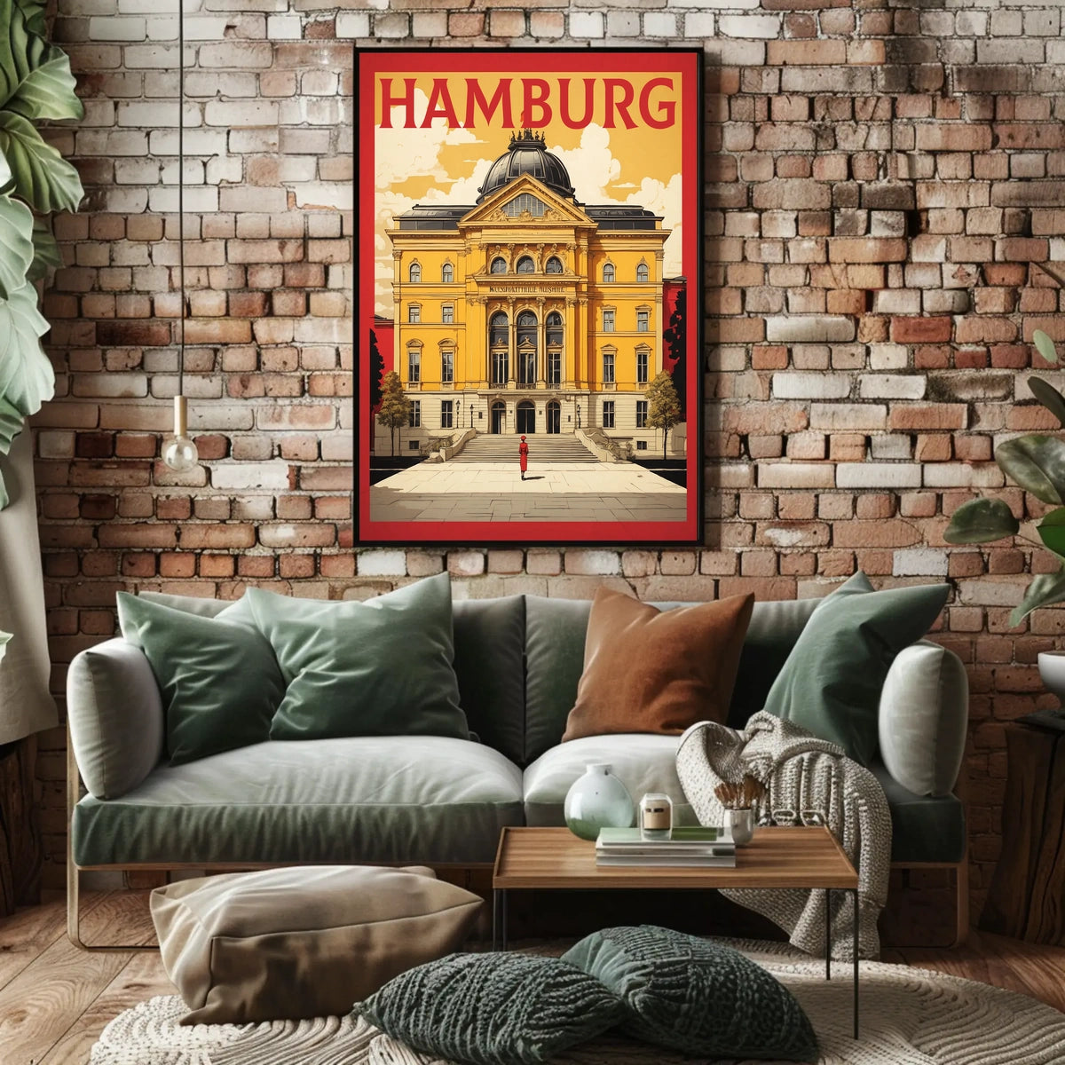 Hamburg Architectural Elegance Poster