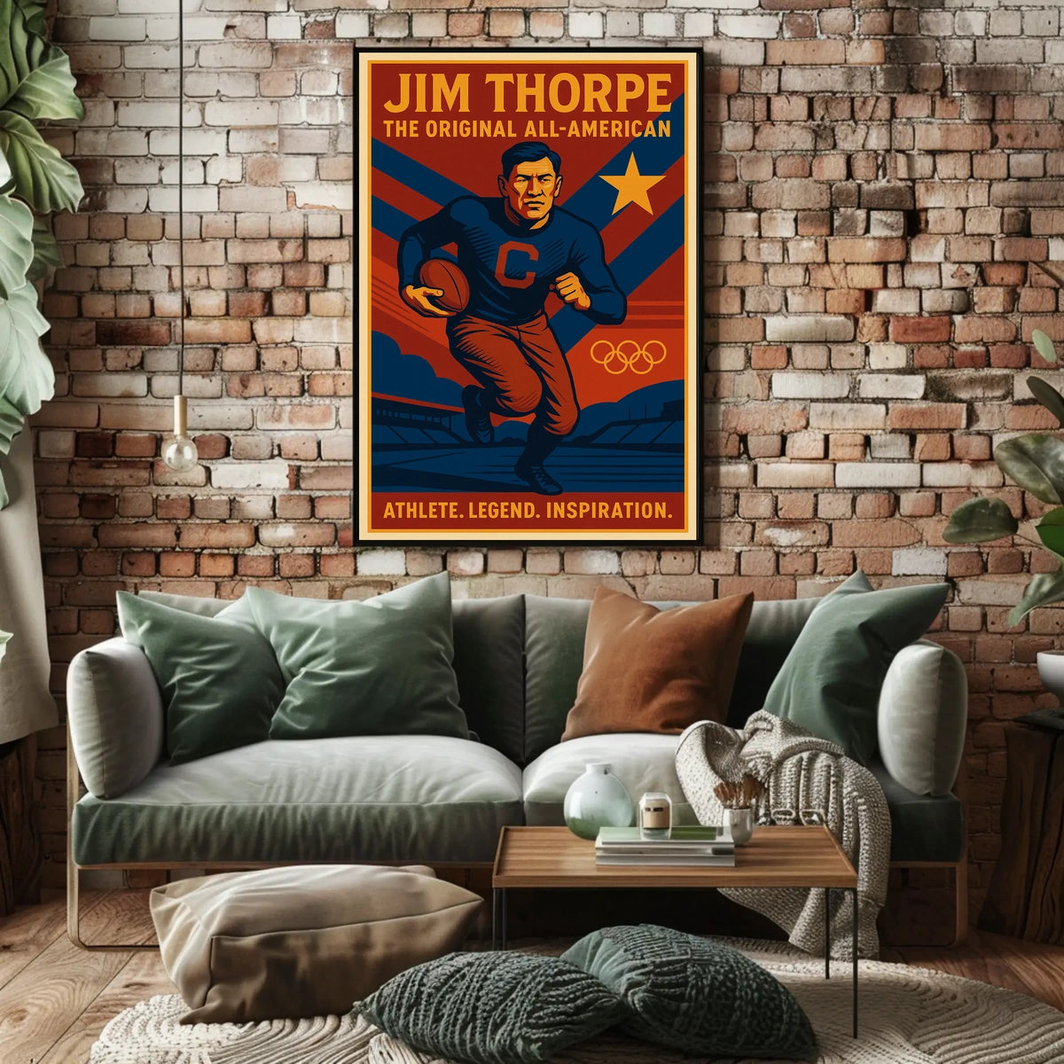 Jim Thorpe Celebrating an All-American Legend Poster