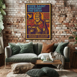 Pope Saint Gregory The Great Poster