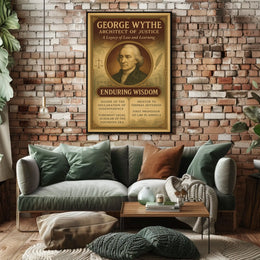 George Wythe Architect Of Justice Poster